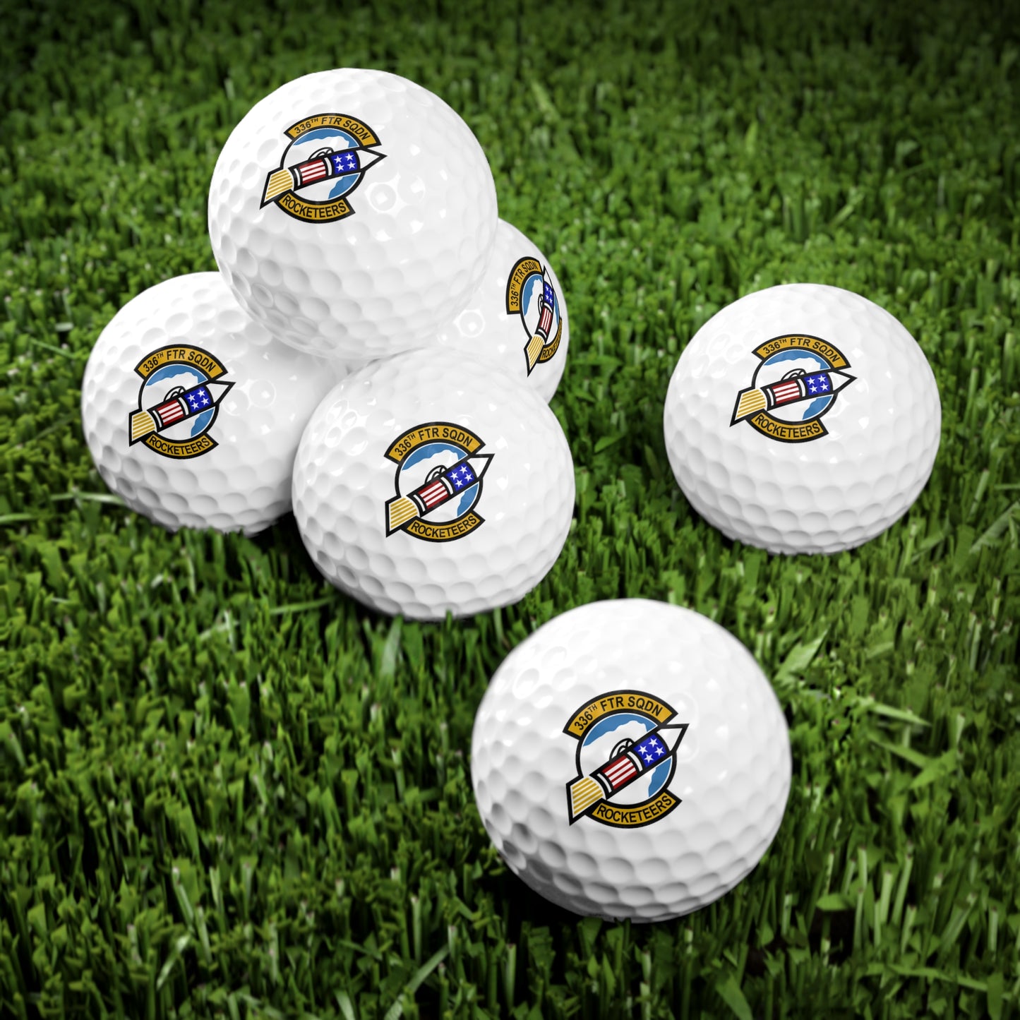 336FS "Rocketeers" Golf Balls, 6pcs