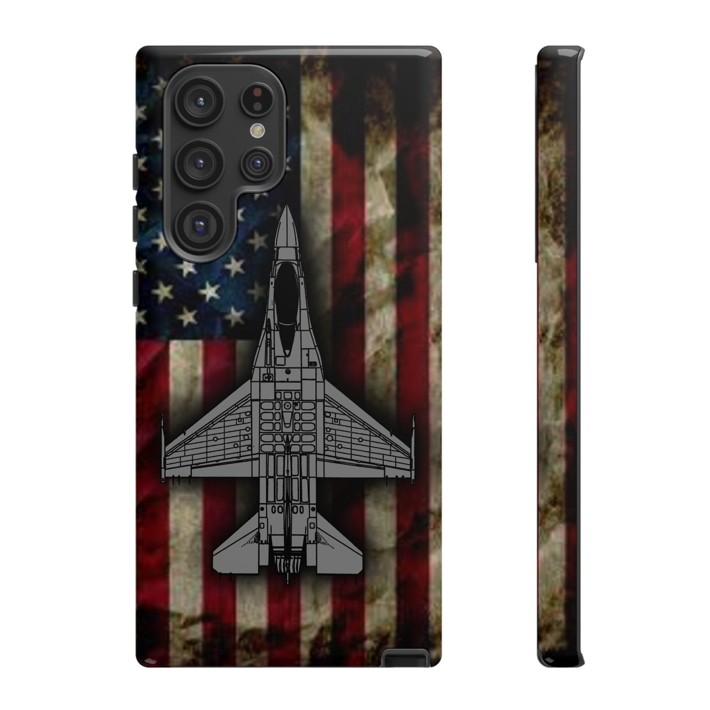 F-16 Old Glory Tough Cases for iPhone, Samsung, Google