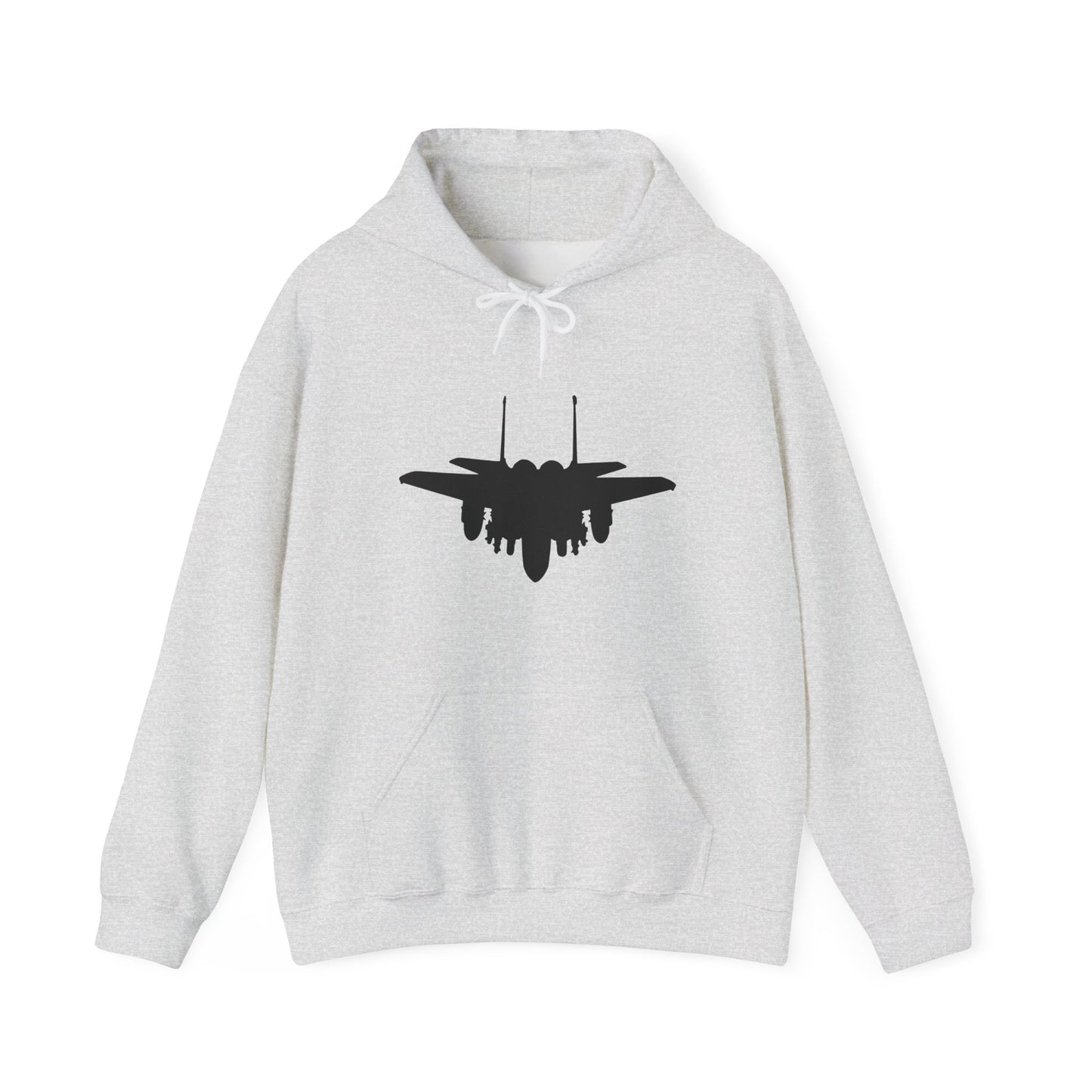 F-15E Angled Front Silhouette Unisex Heavy Blend™ Hooded Sweatshirt