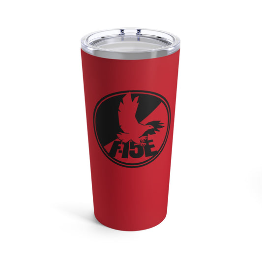 Tumbler 20oz, Dark Red, F-15E Day/Night