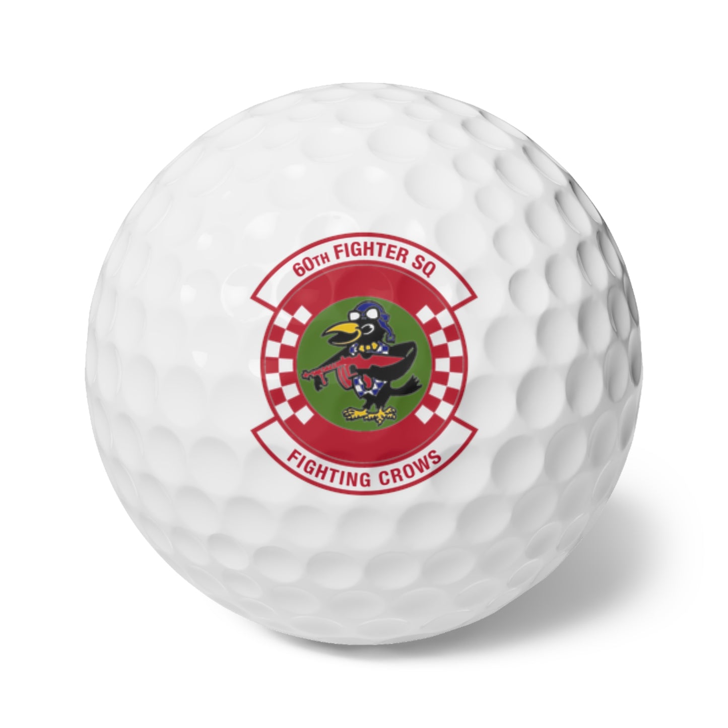 60FS "Fighting Crows" Golf Balls, 6pcs