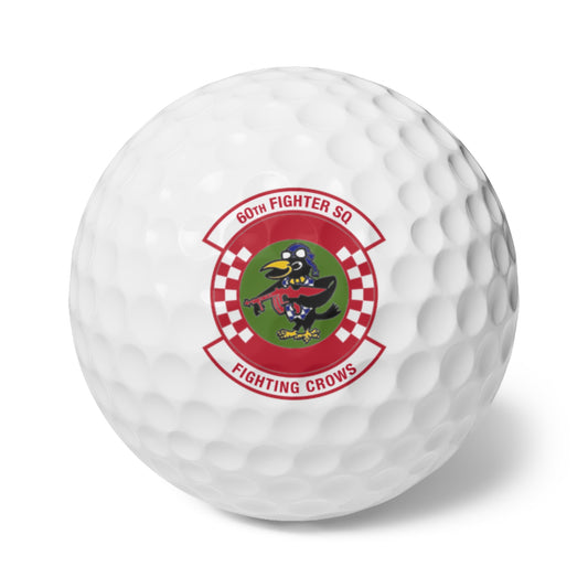60FS "Fighting Crows" Golf Balls, 6pcs