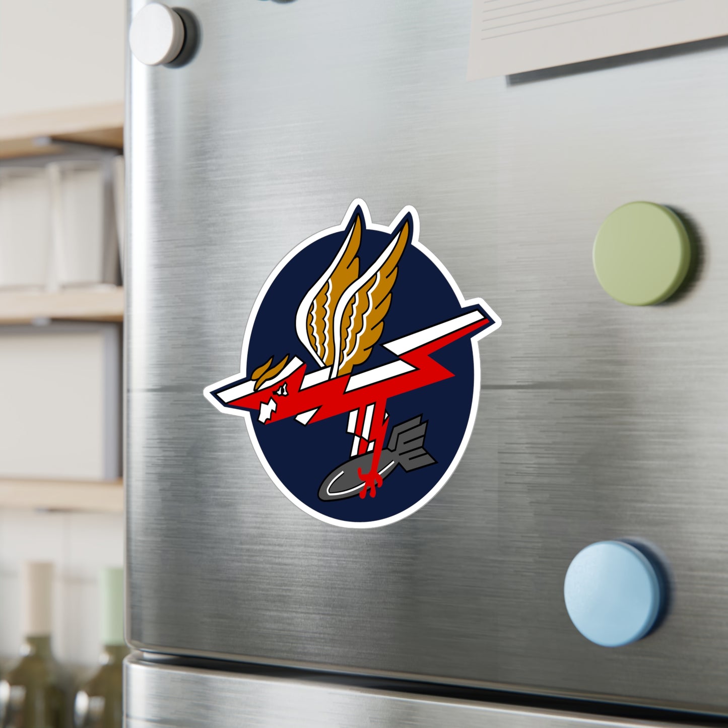 389FS "T-Bolts" Heritage Patch Vinyl Decal
