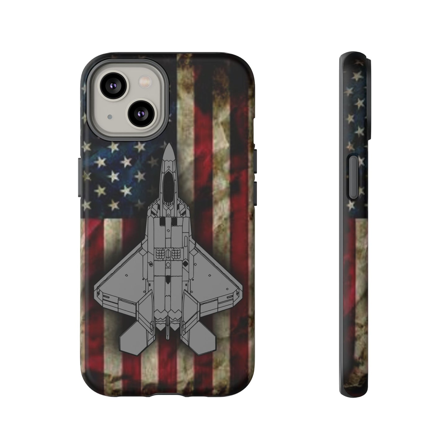 F-22 Old Glory Tough Cases for iPhone, Samsung, Google