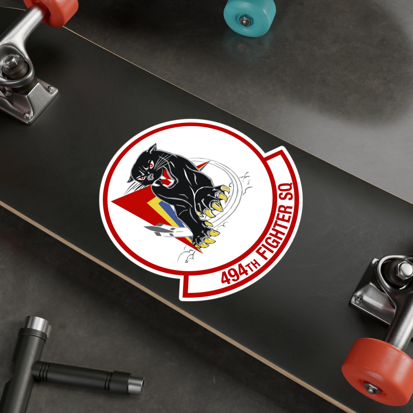 494FS "Panthers" Vinyl Decal, Indoor/Outdoor, 4 Sizes Available