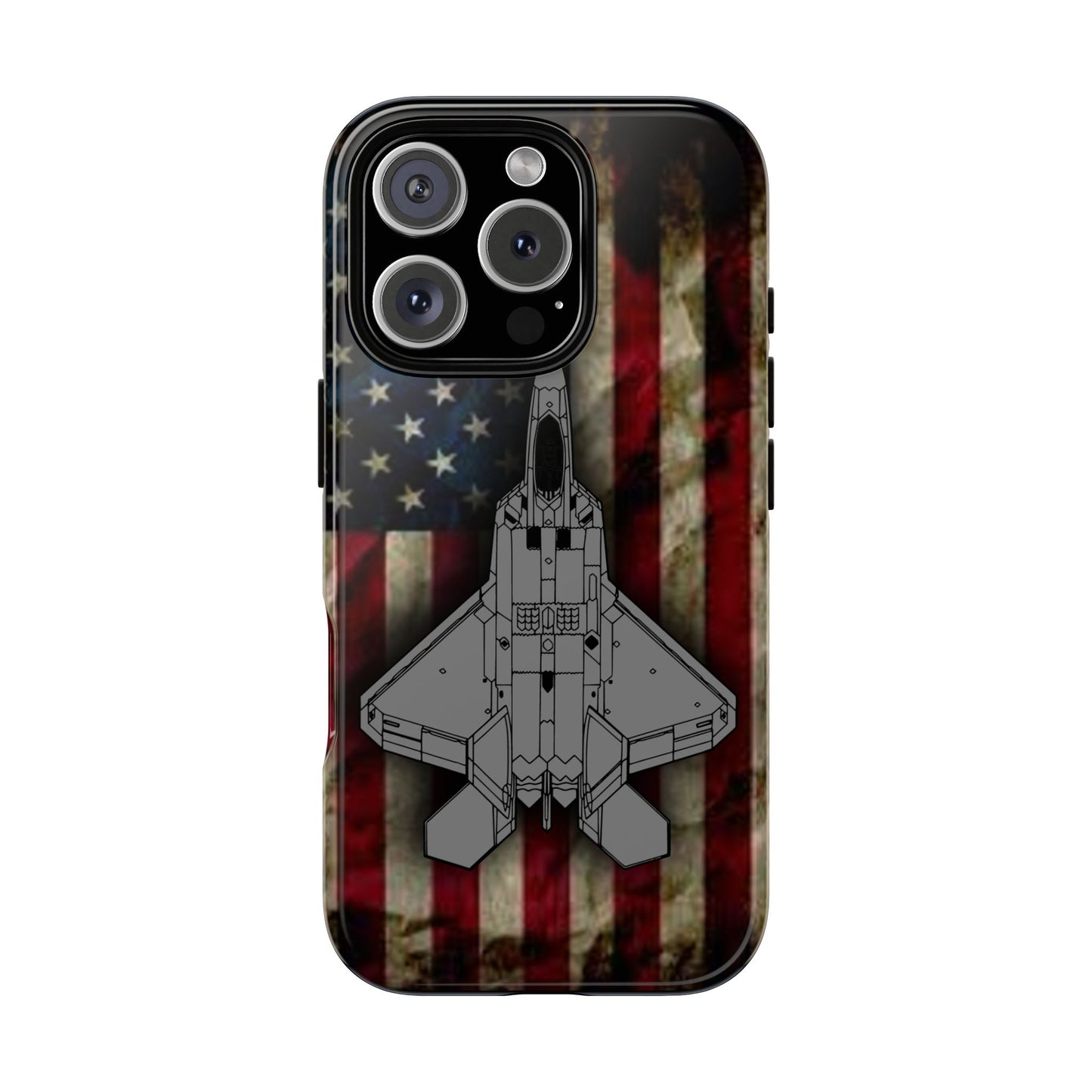 F-22 Old Glory Tough Cases for iPhone, Samsung, Google