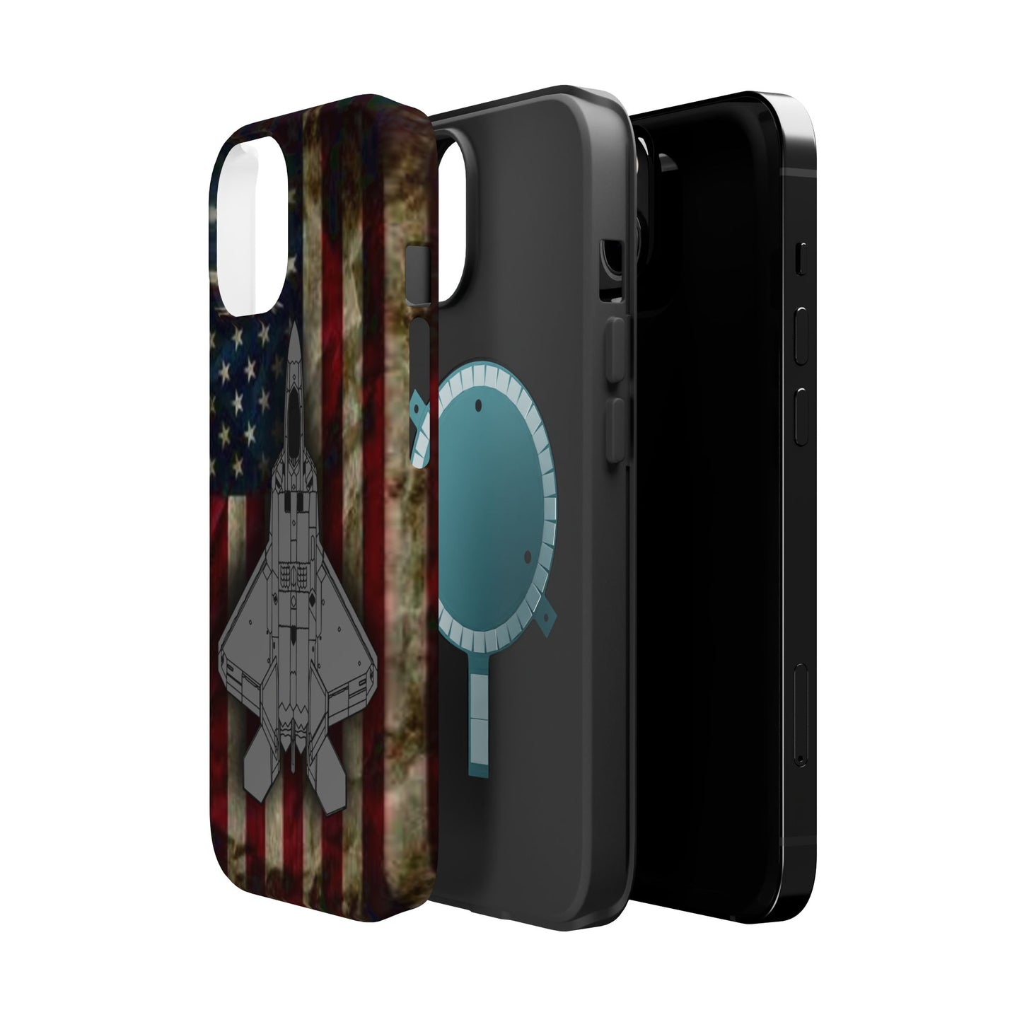 F-22 Old Glory Magnetic Tough Cases for iPhone