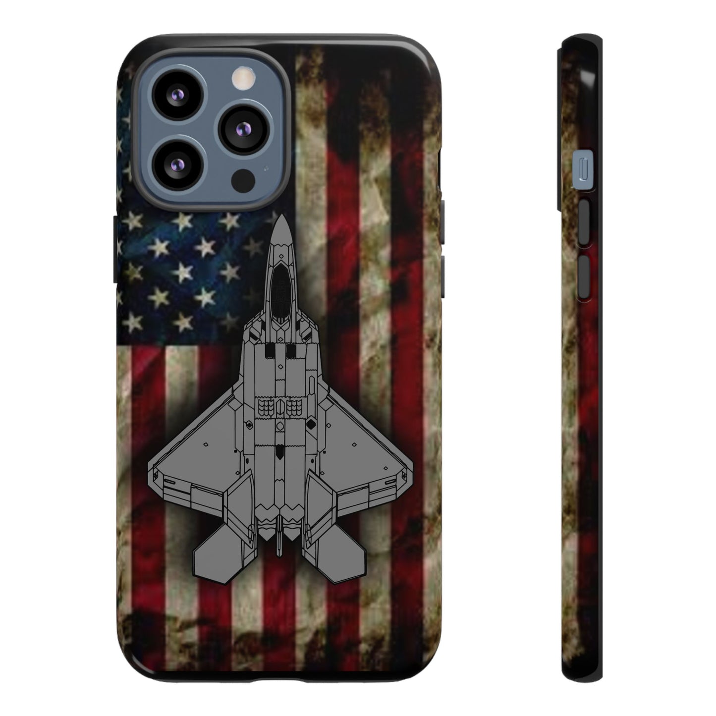 F-22 Old Glory Tough Cases for iPhone, Samsung, Google