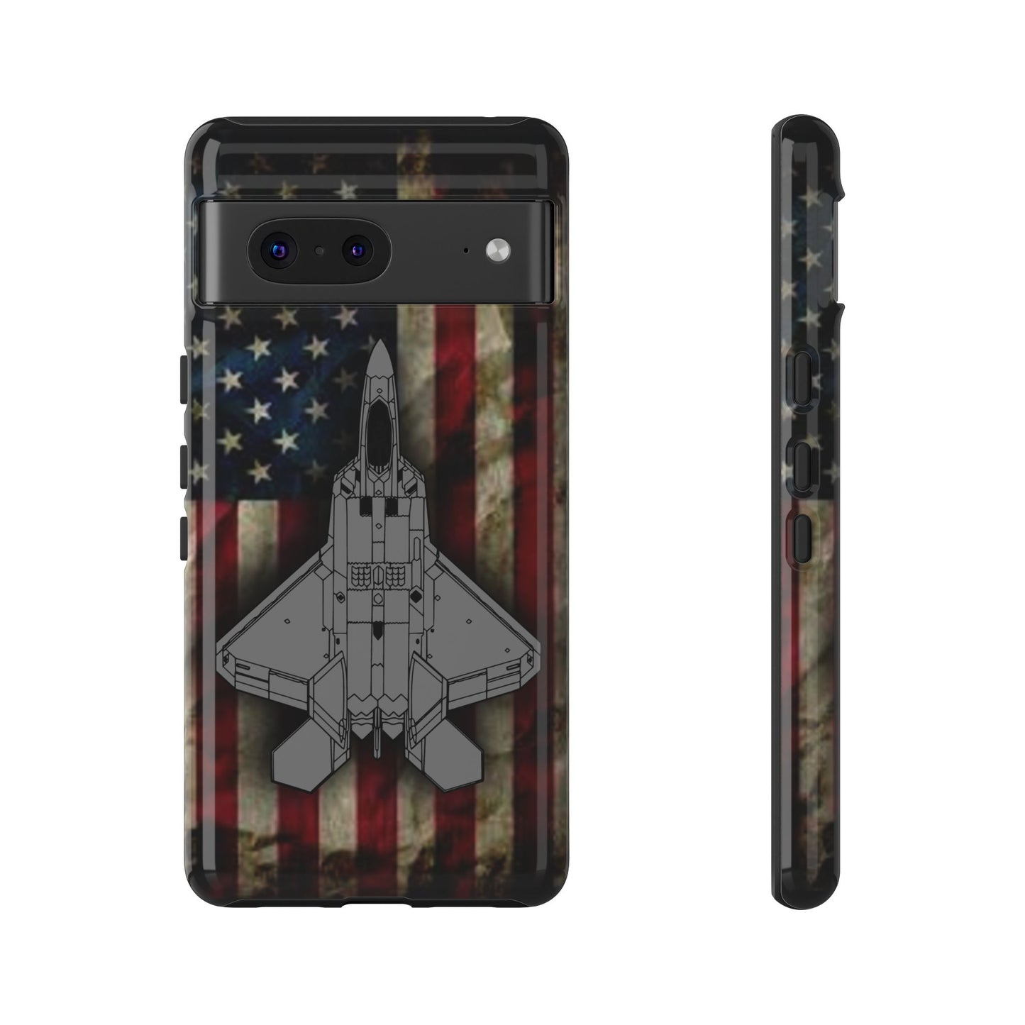 F-22 Old Glory Tough Cases for iPhone, Samsung, Google