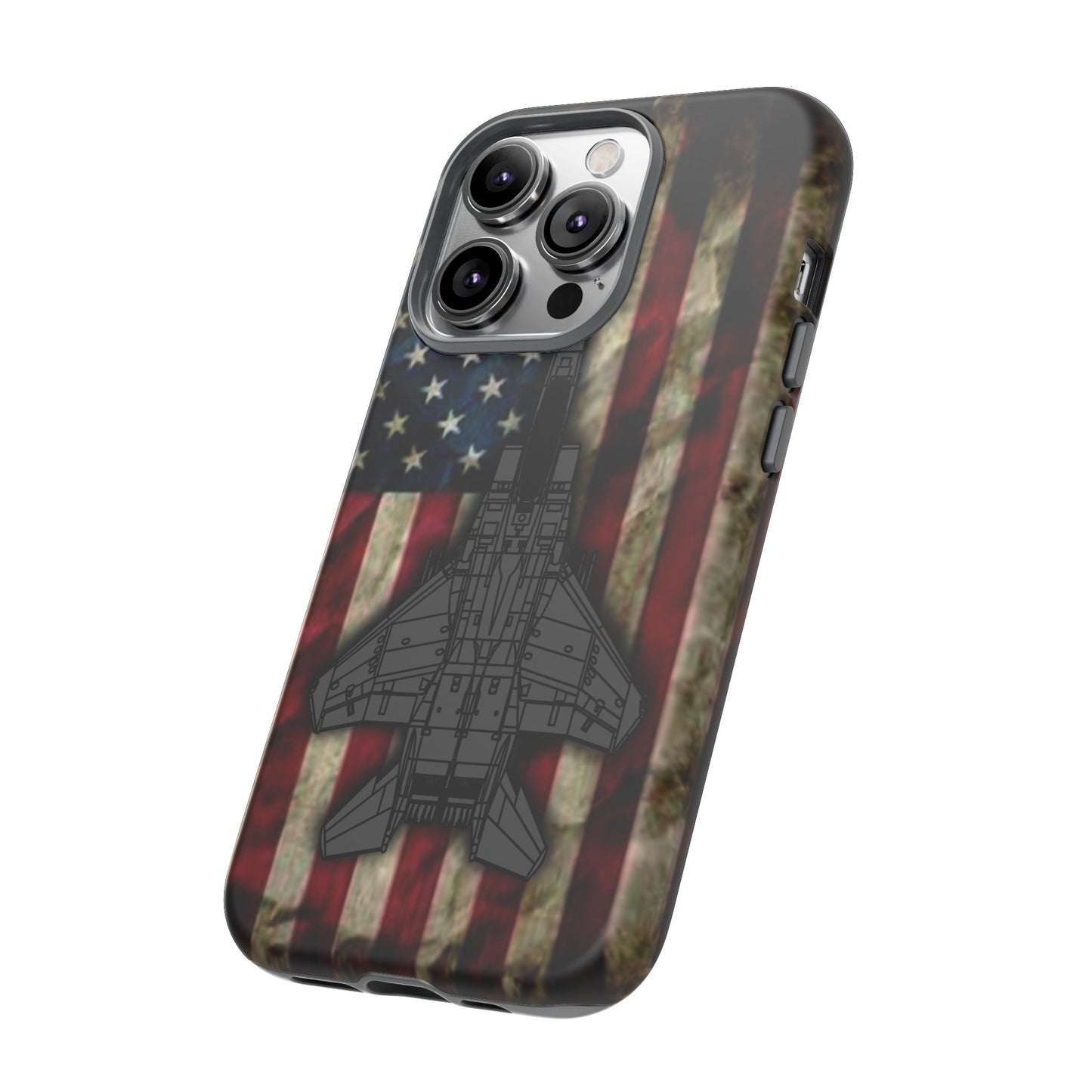 F-15E Old Glory Tough Cases for iPhone, Samsung, Google