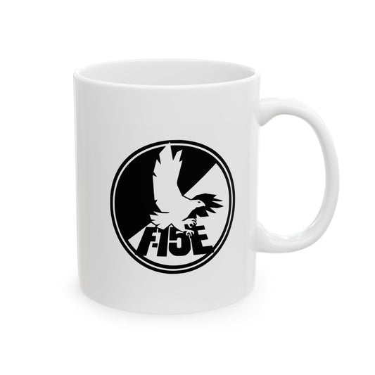 F-15E Day/Night & Front Silhouette Ceramic Mug 11oz