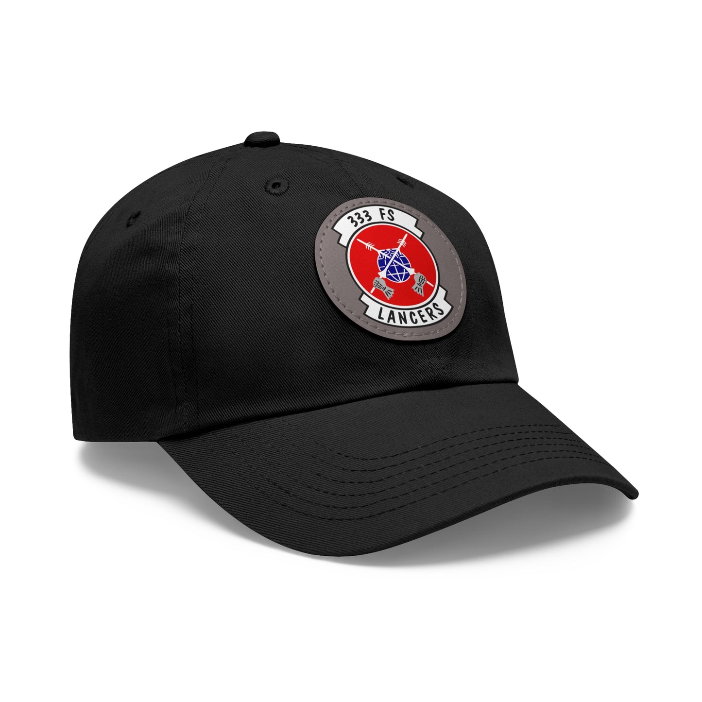 333FS Lancers Leather Patch Hat, Multiple Colors