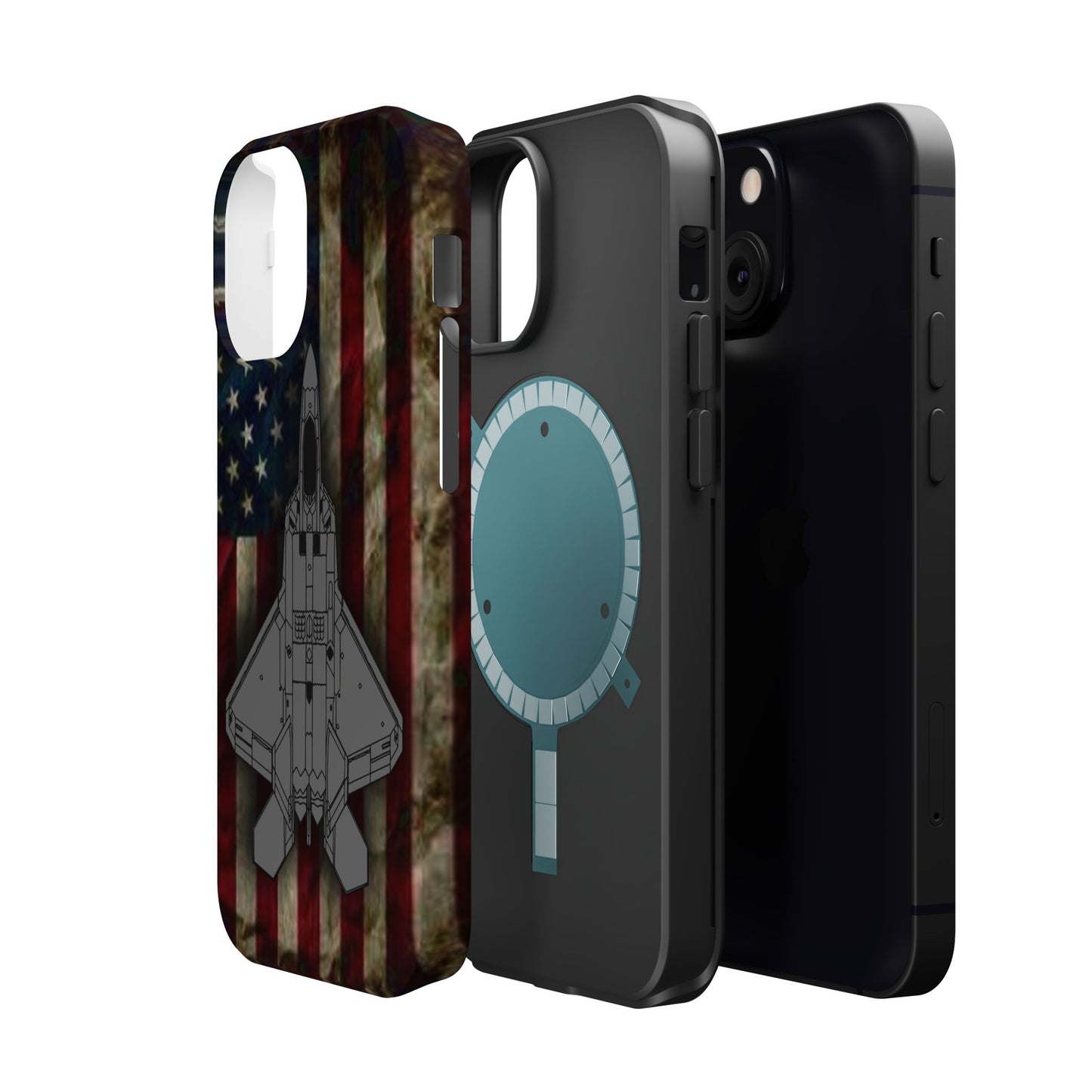 F-22 Old Glory Magnetic Tough Cases for iPhone