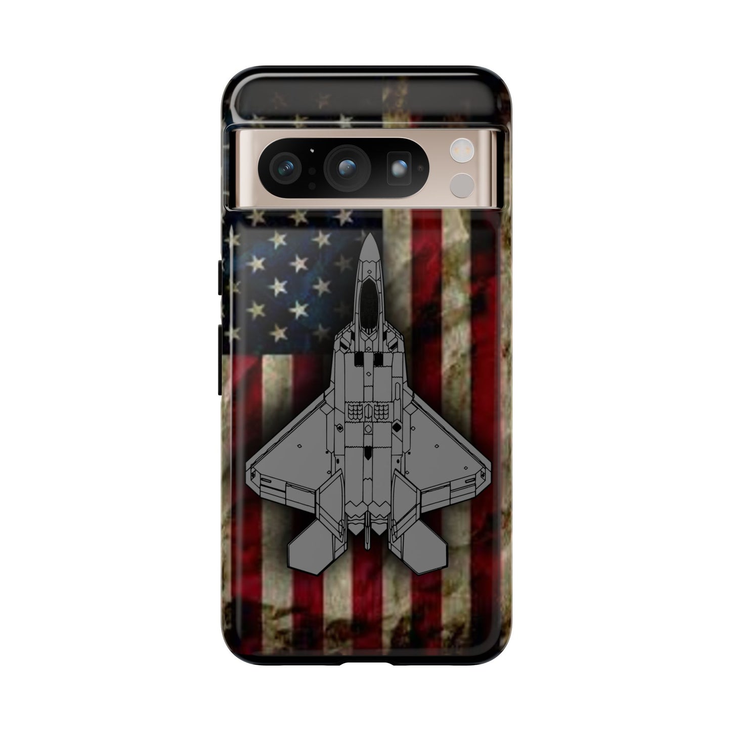 F-22 Old Glory Tough Cases for iPhone, Samsung, Google