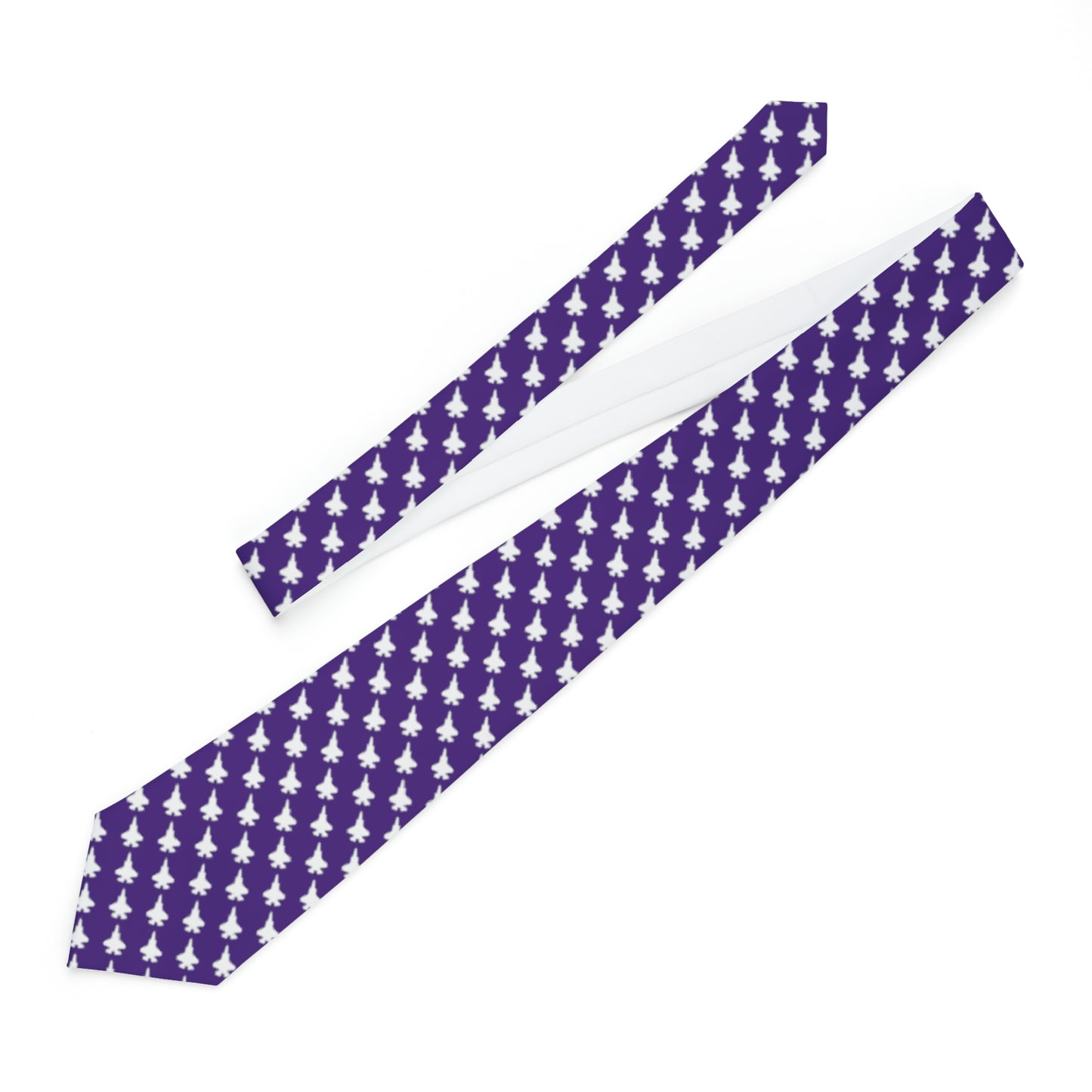 F-35A Necktie, Purple/White