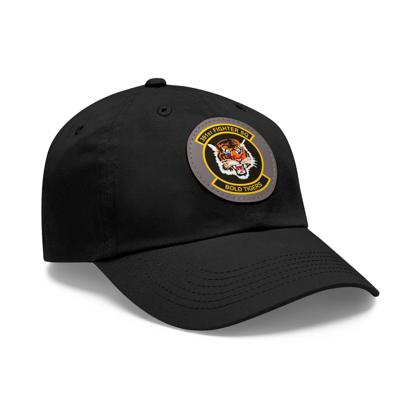 391FS Bold Tigers Leather Patch Hat, Multiple Colors