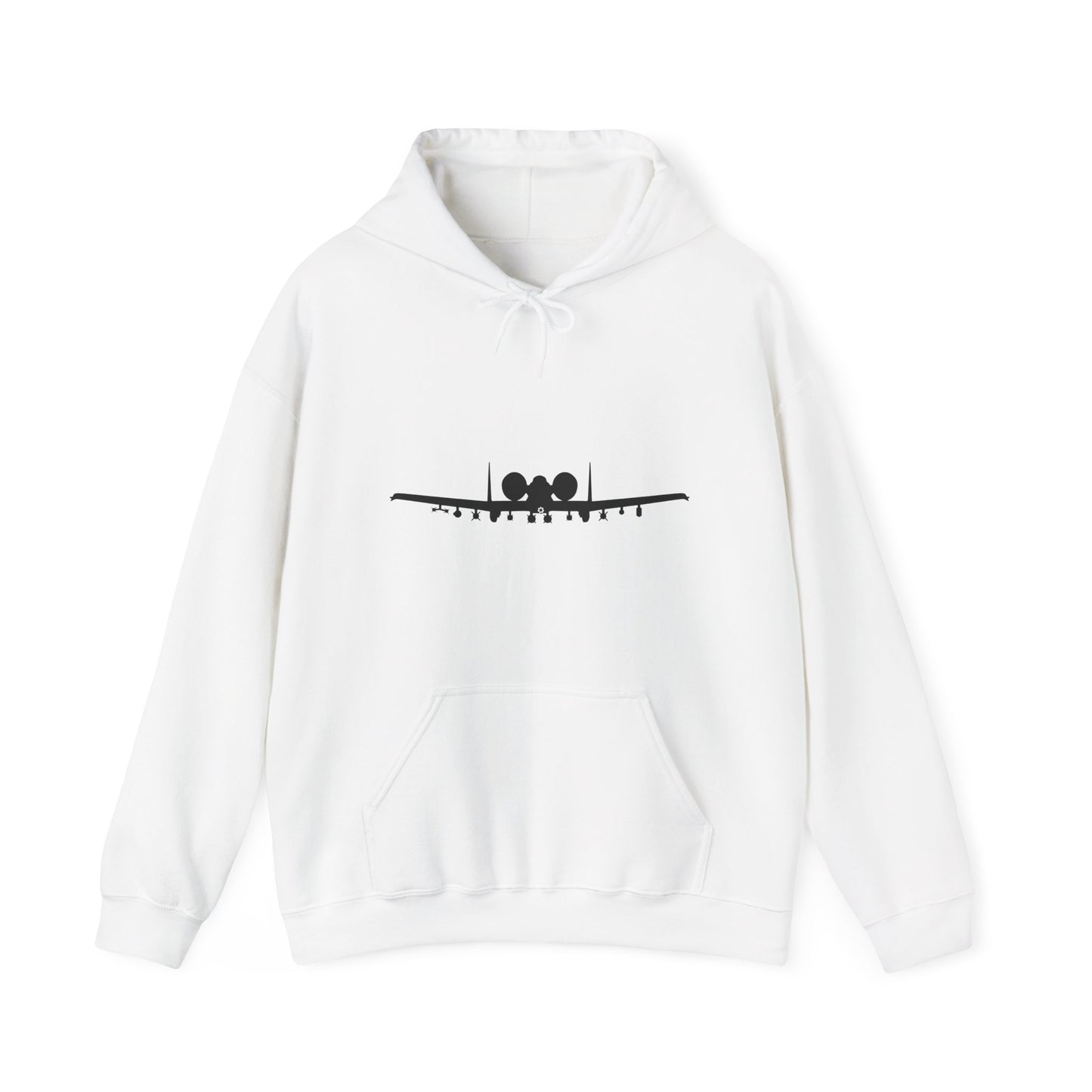 A-10 Front Silhouette Unisex Heavy Blend™ Hooded Sweatshirt