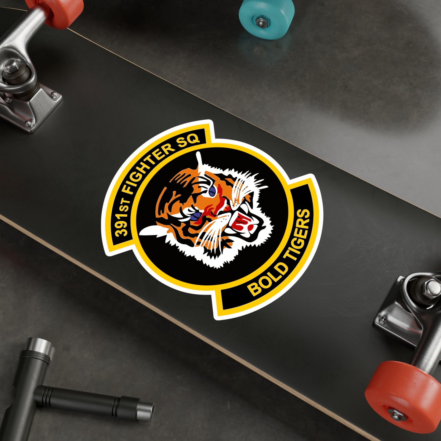 391FS "Bold Tigers" Vinyl Decal, Indoor/Outdoor, 4 Sizes Available