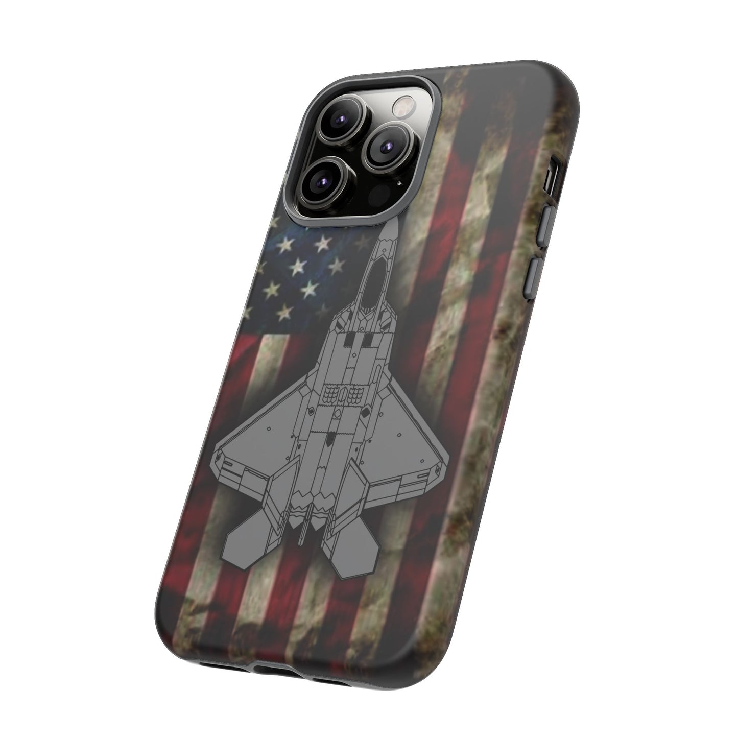 F-22 Old Glory Tough Cases for iPhone, Samsung, Google