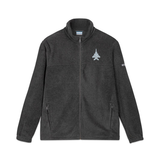 F-15E Top Silhouette Embroidered Columbia Fleece Jacket