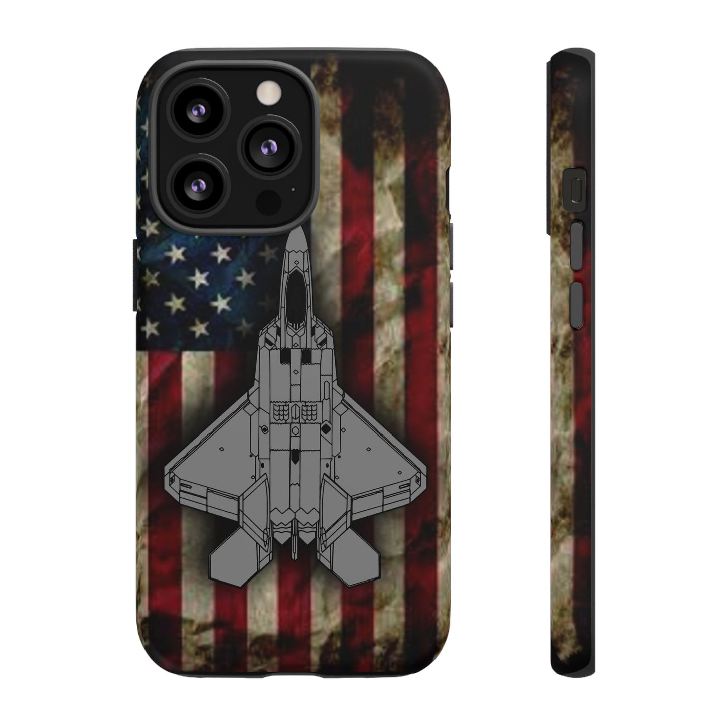 F-22 Old Glory Tough Cases for iPhone, Samsung, Google