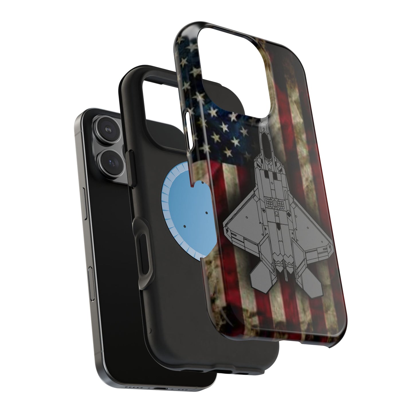 F-22 Old Glory Magnetic Tough Cases for iPhone