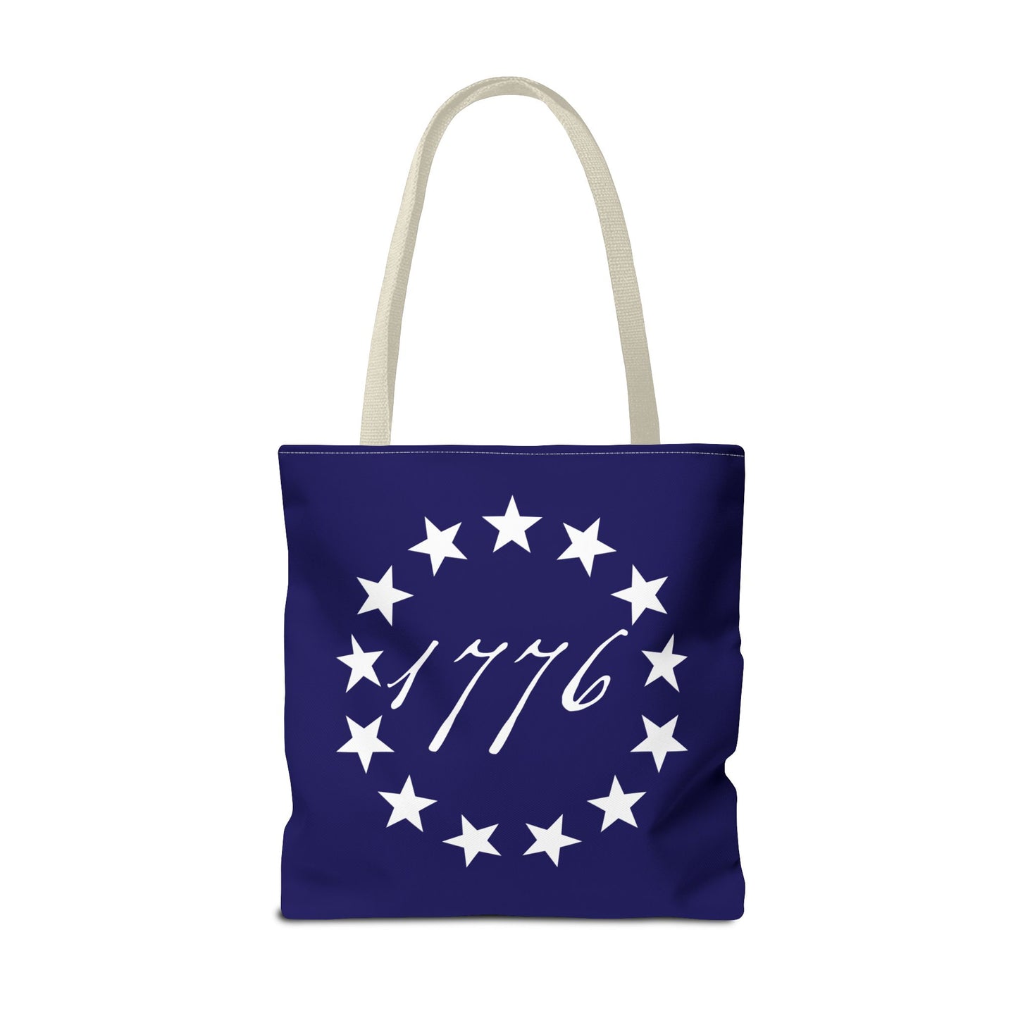 1776 Betsy Ross Flag Tote Bag — Patriotic Independence Day Grocery & Beach Tote