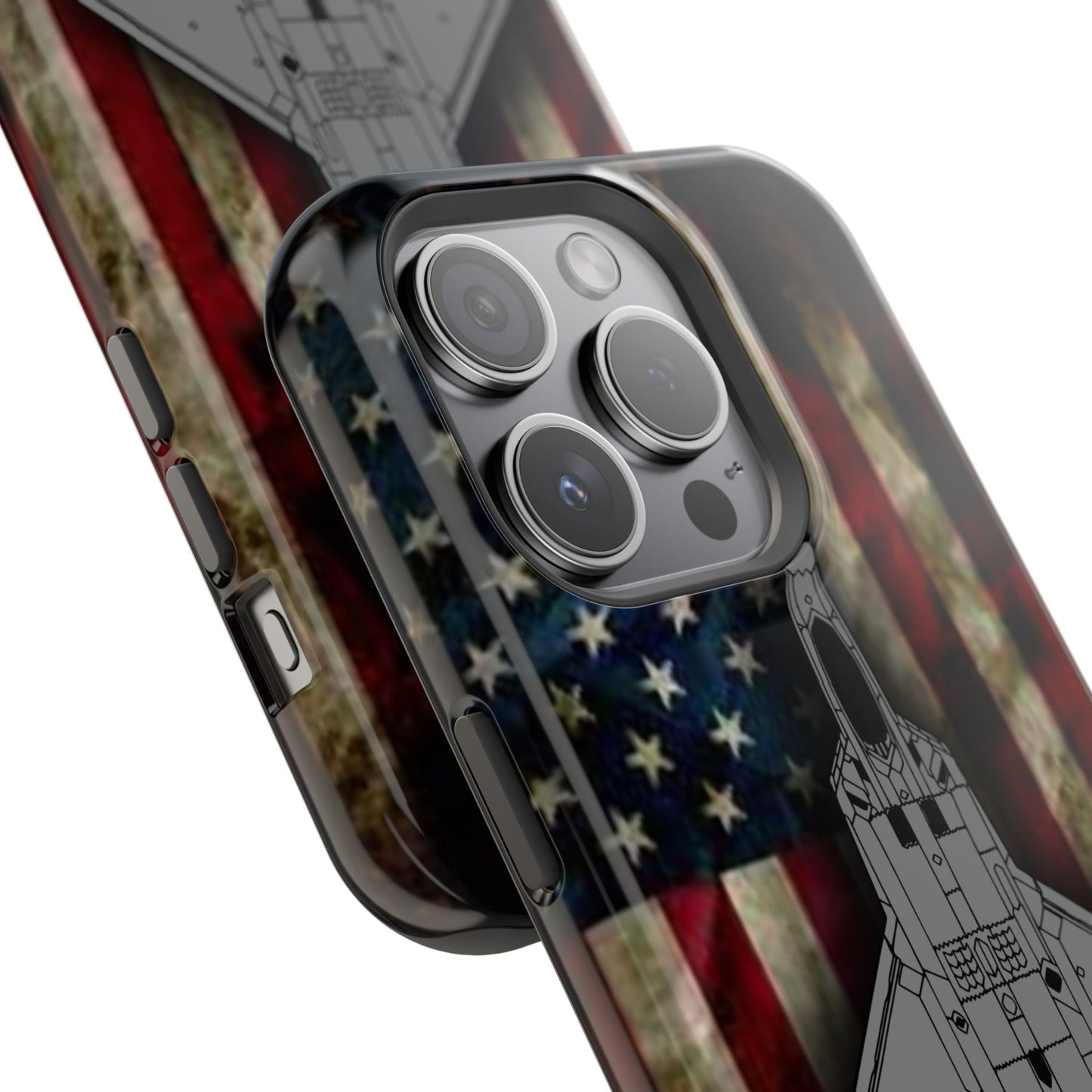 F-22 Old Glory Magnetic Tough Cases for iPhone