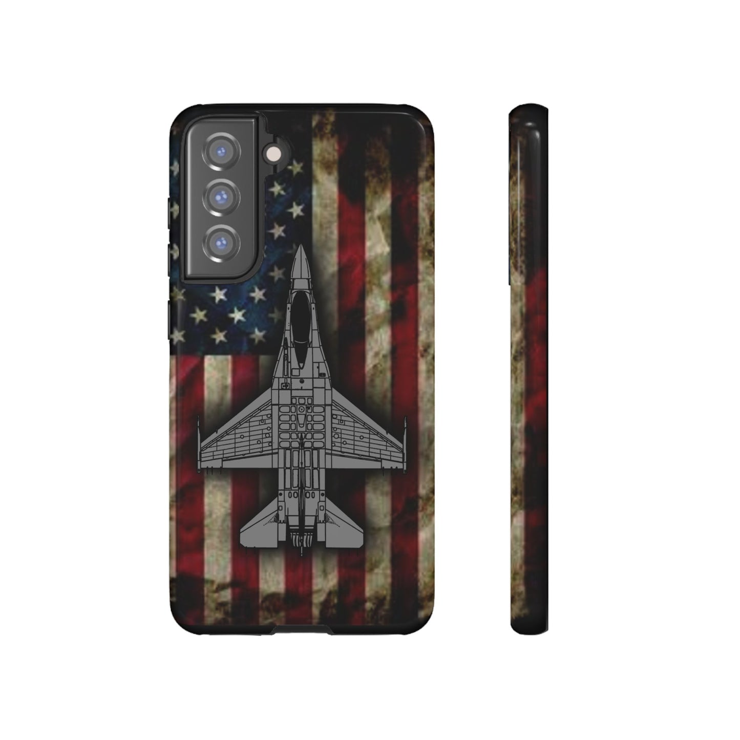 F-16 Old Glory Tough Cases for iPhone, Samsung, Google