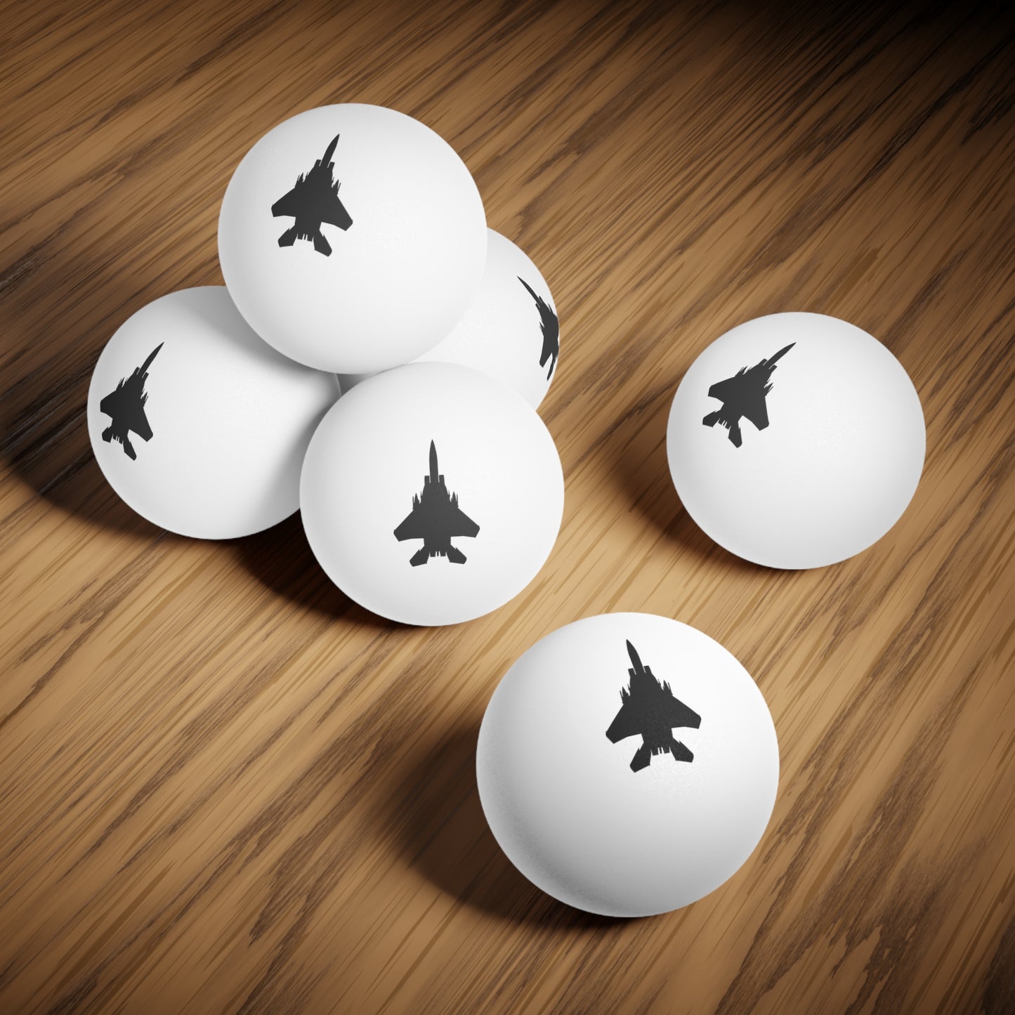 F-15E Ping Pong Balls, 6 pcs, White or Orange