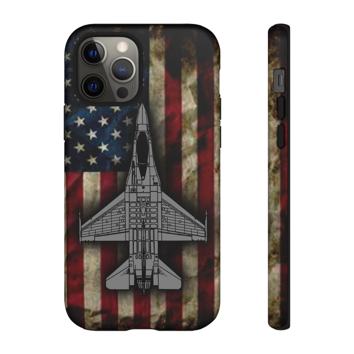 F-16 Old Glory Tough Cases for iPhone, Samsung, Google