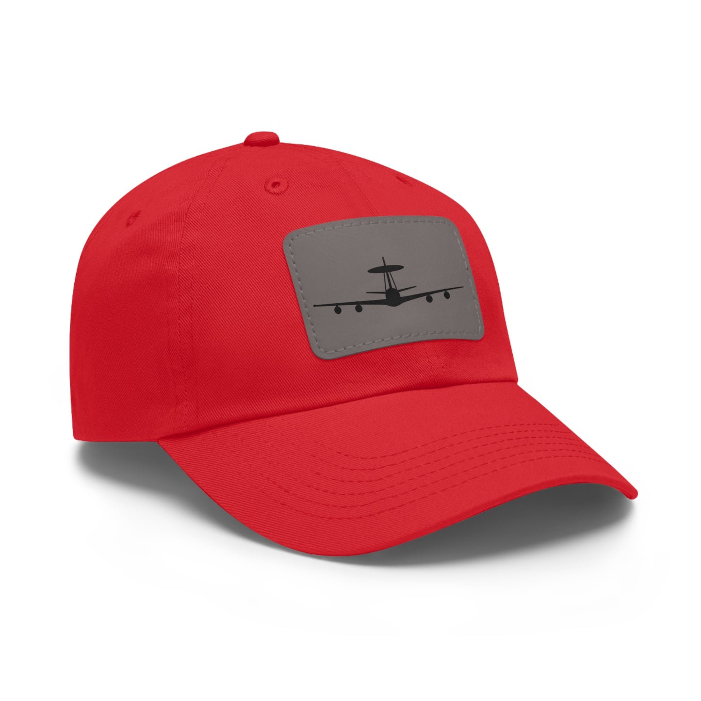 E-3 Silhouette Leather Patch Hat, Multiple Colors