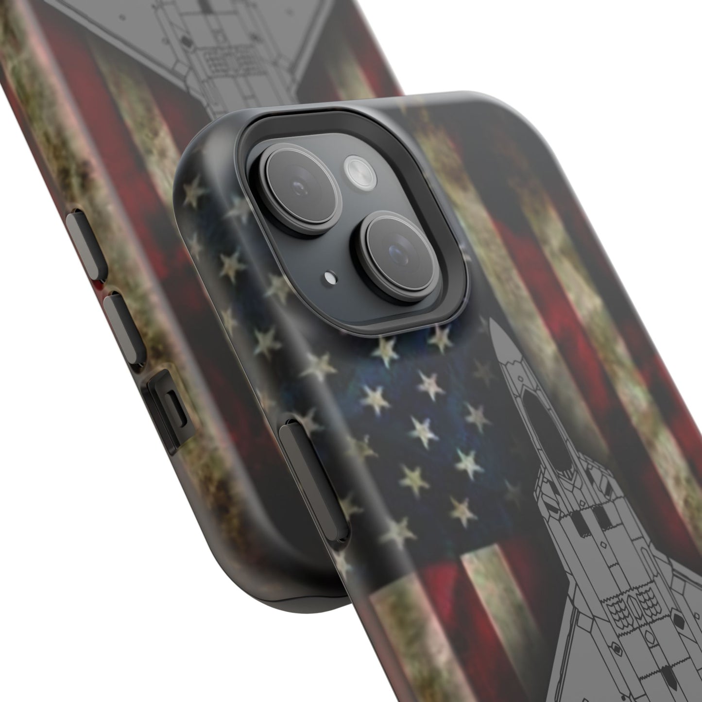 F-22 Old Glory Magnetic Tough Cases for iPhone