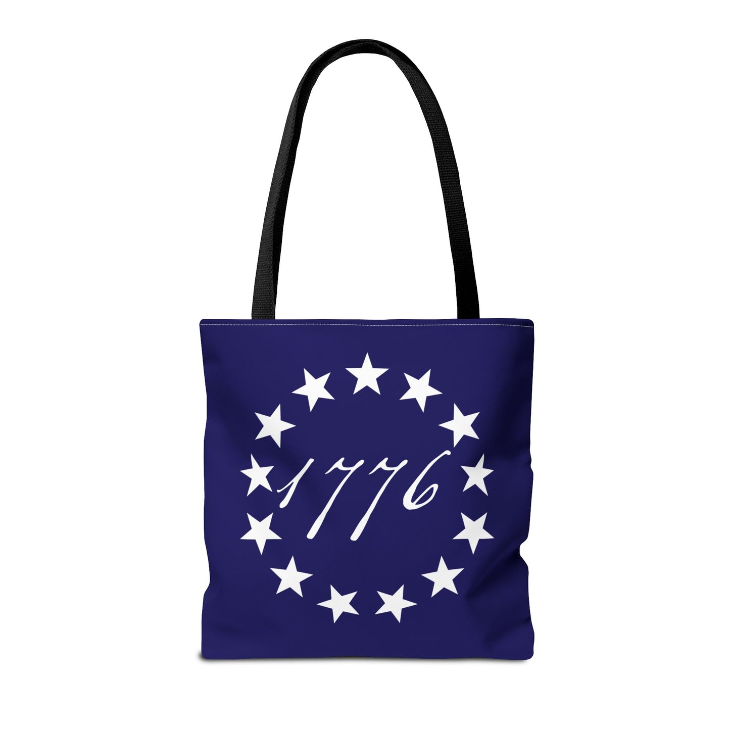 1776 Betsy Ross Flag Tote Bag — Patriotic Independence Day Grocery & Beach Tote