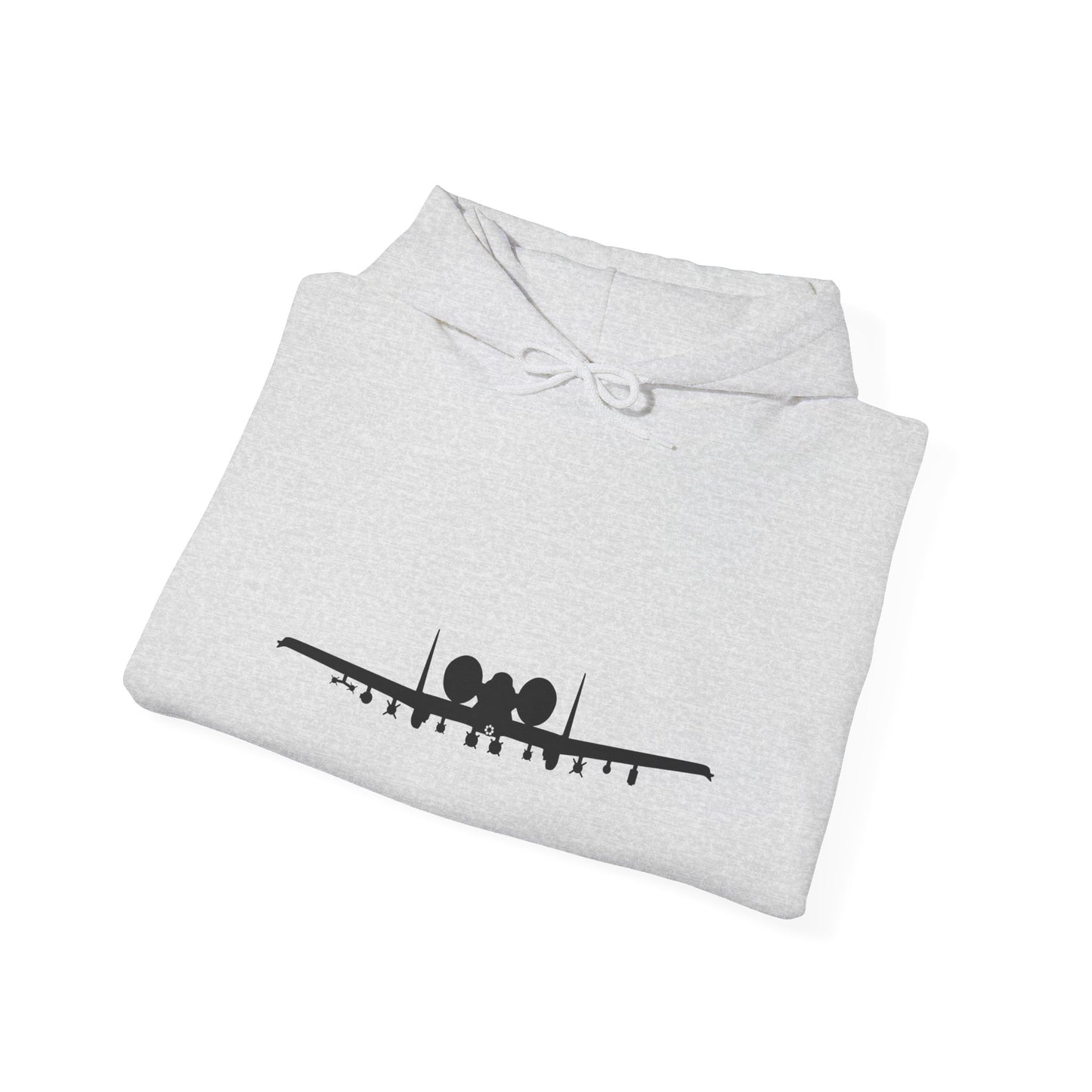 A-10 Front Silhouette Unisex Heavy Blend™ Hooded Sweatshirt