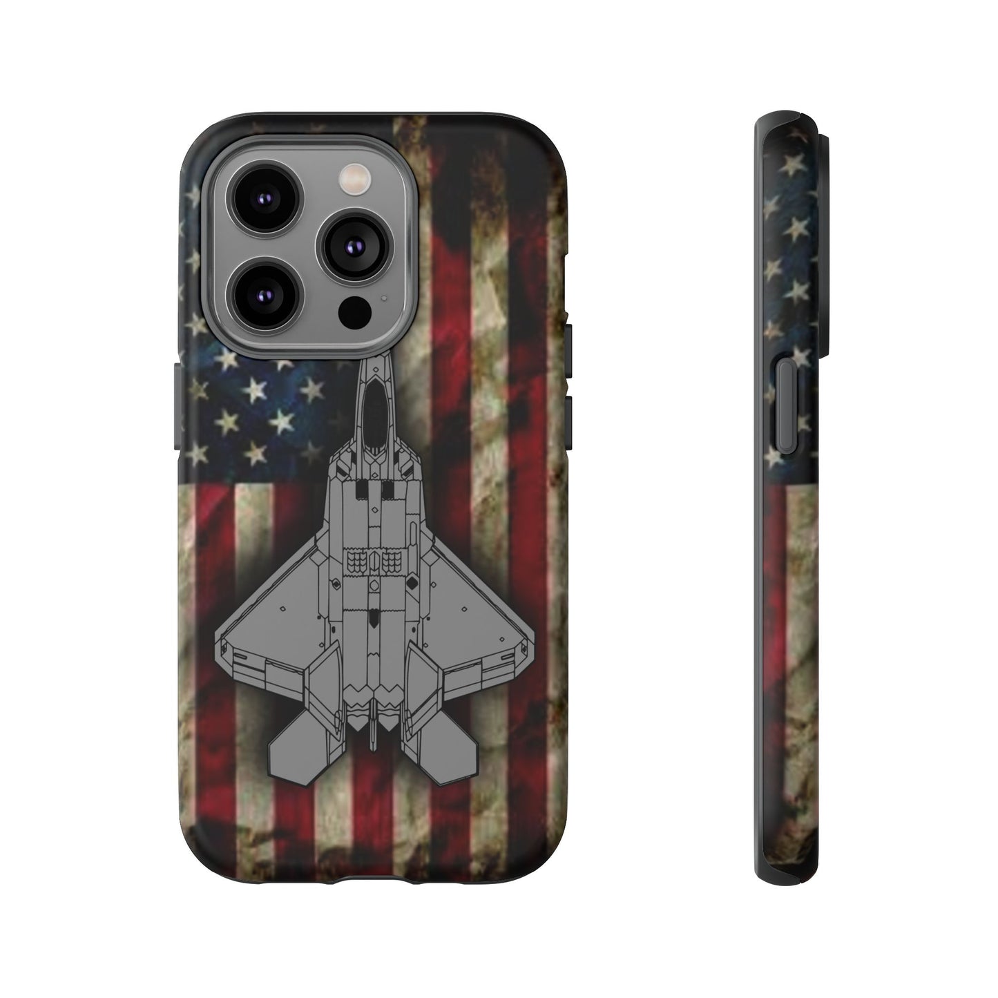 F-22 Old Glory Tough Cases for iPhone, Samsung, Google