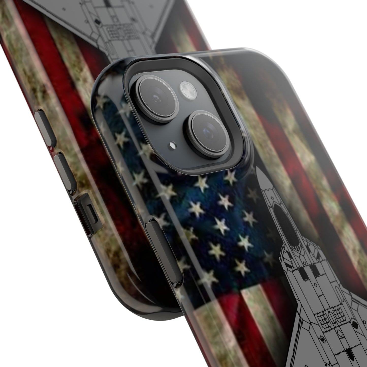 F-22 Old Glory Magnetic Tough Cases for iPhone