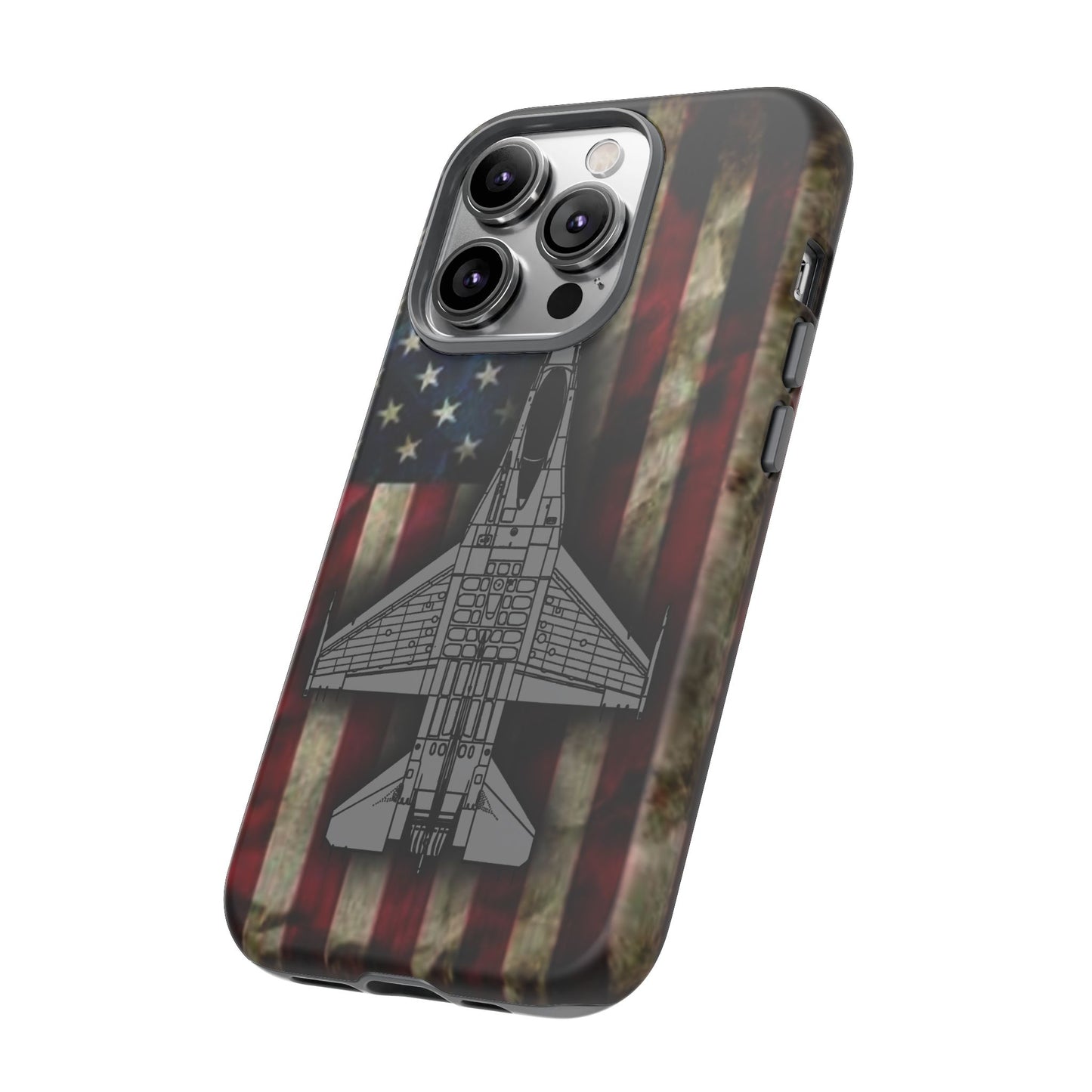 F-16 Old Glory Tough Cases for iPhone, Samsung, Google