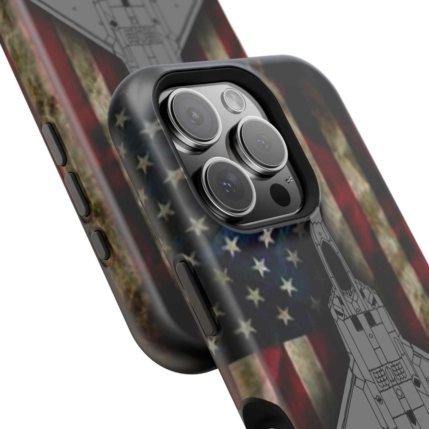 F-22 Old Glory Magnetic Tough Cases for iPhone