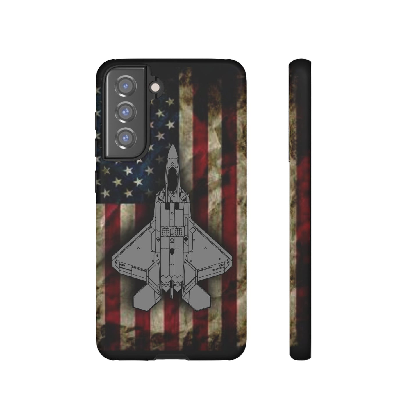 F-22 Old Glory Tough Cases for iPhone, Samsung, Google