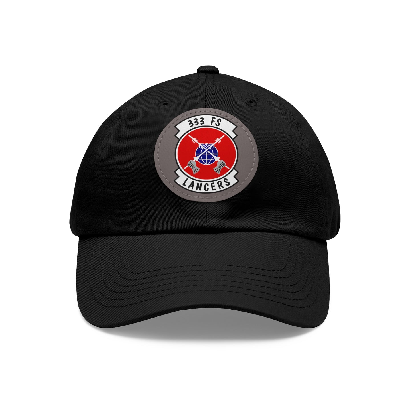 333FS Lancers Leather Patch Hat, Multiple Colors