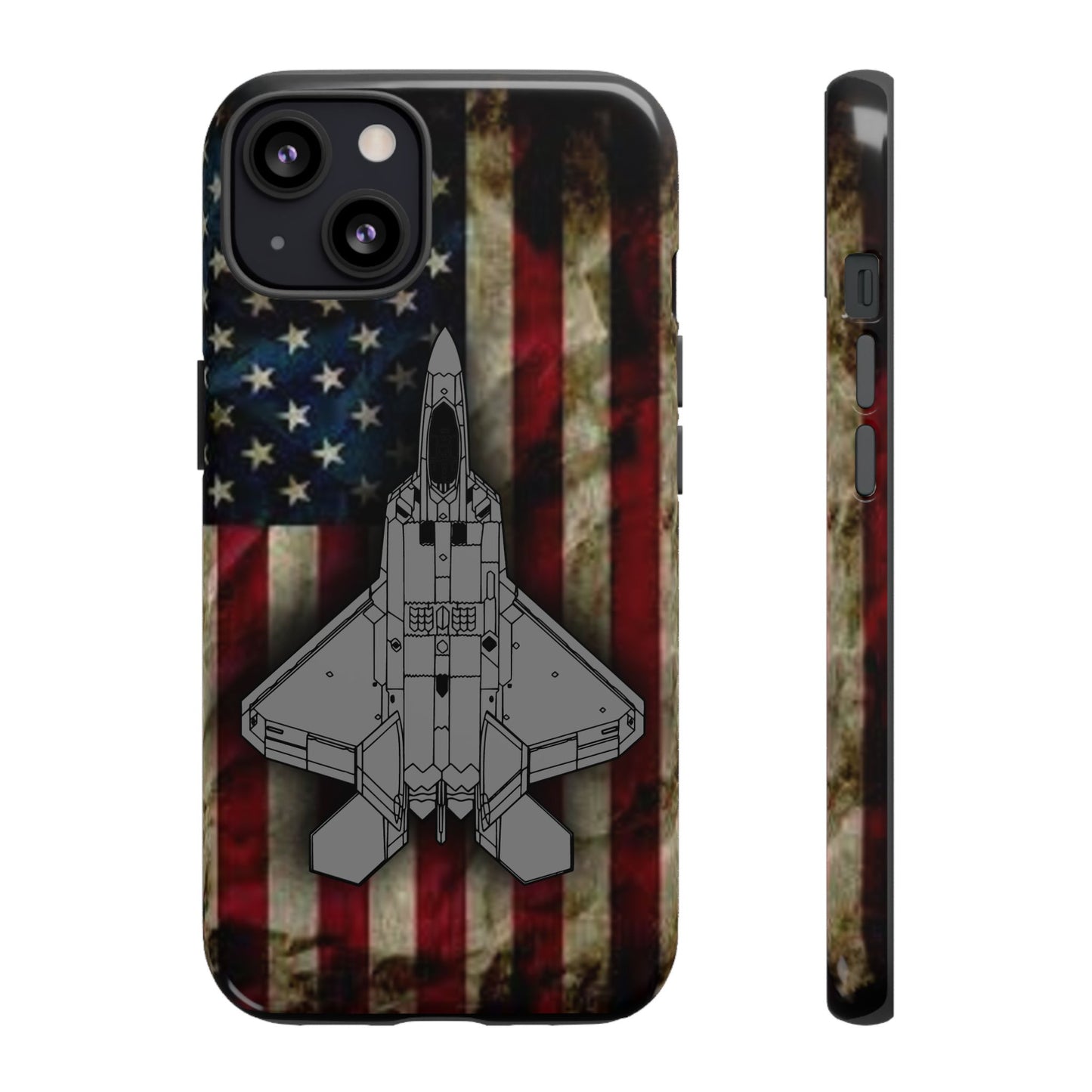 F-22 Old Glory Tough Cases for iPhone, Samsung, Google