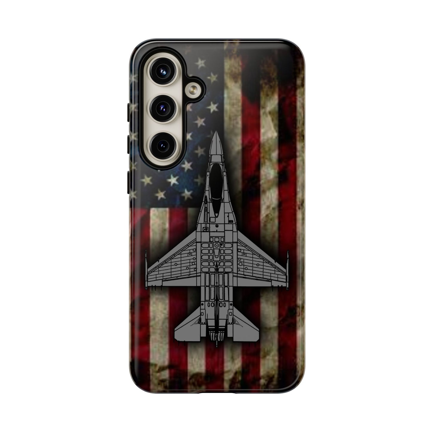 F-16 Old Glory Tough Cases for iPhone, Samsung, Google