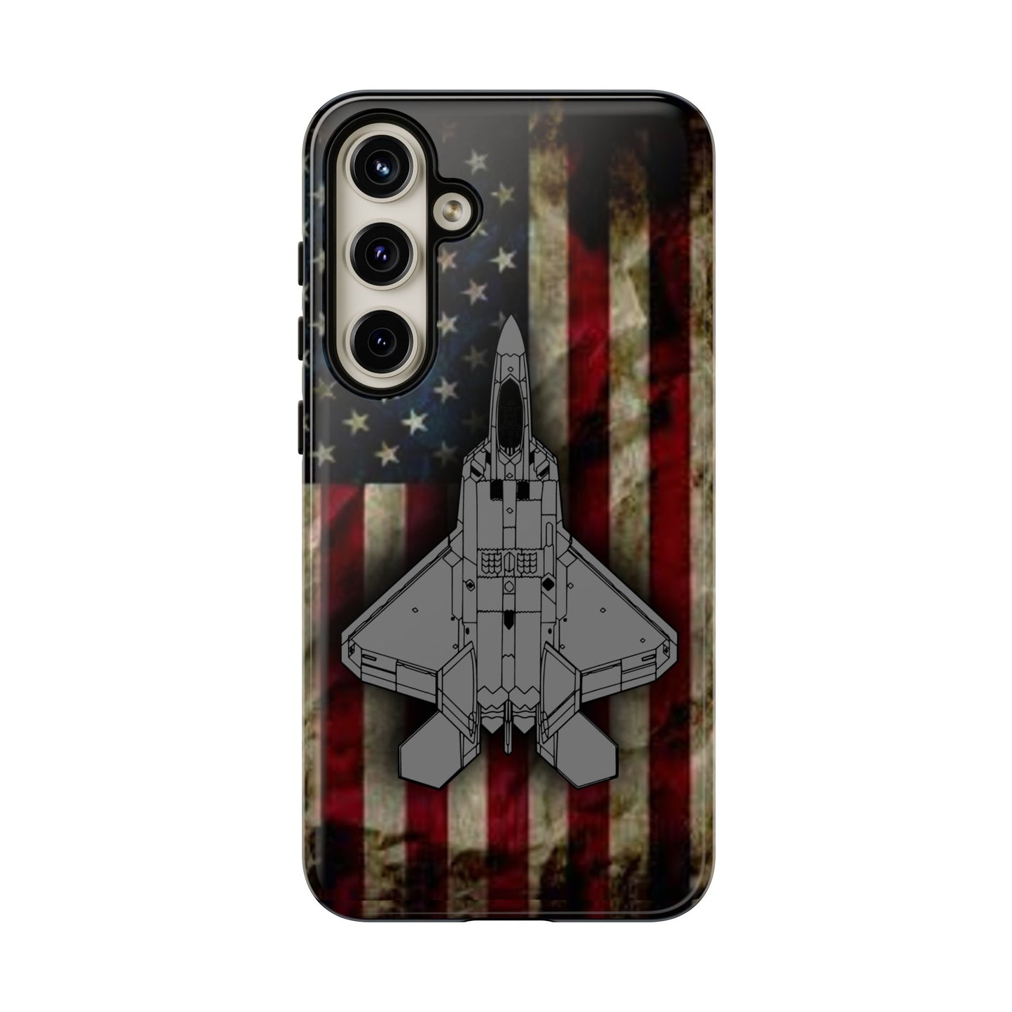 F-22 Old Glory Tough Cases for iPhone, Samsung, Google