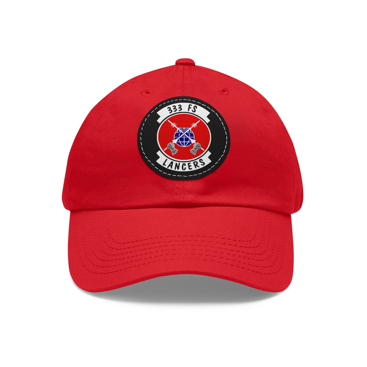 333FS Lancers Leather Patch Hat, Multiple Colors