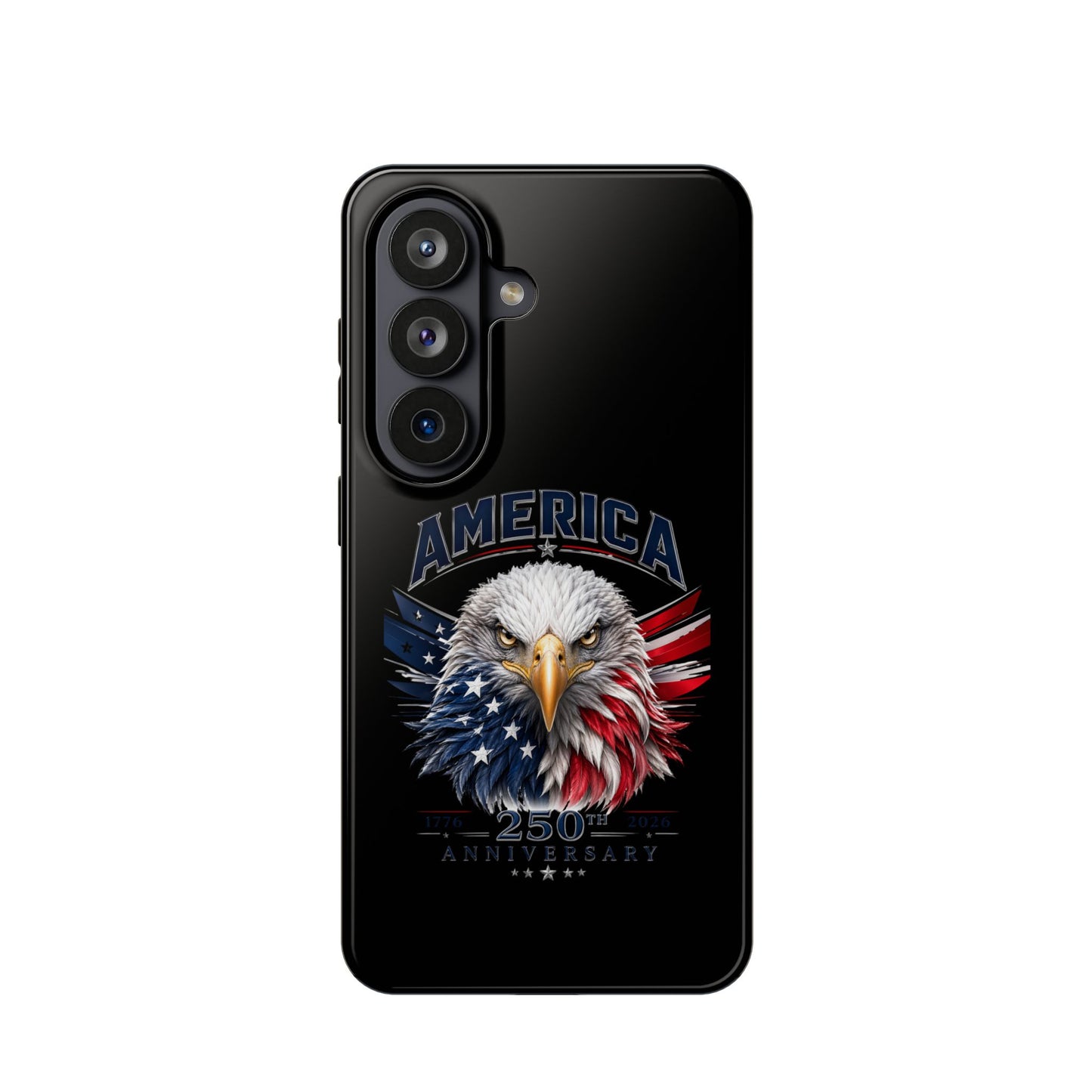 America 250th Anniversary Magnetic Tough Cases for iPhone & Samsung, Black
