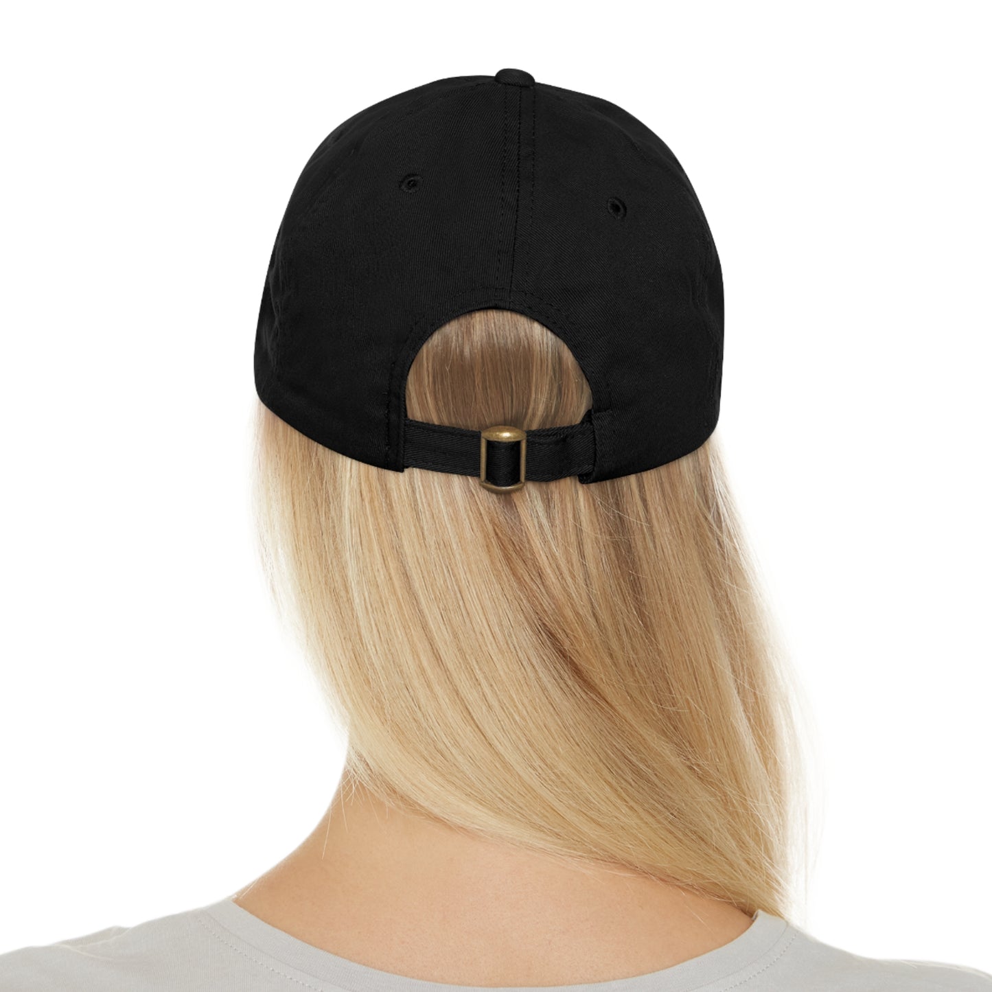 E-3 Silhouette Leather Patch Hat, Multiple Colors