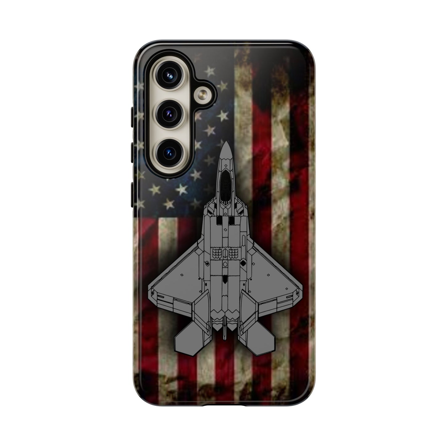 F-22 Old Glory Tough Cases for iPhone, Samsung, Google