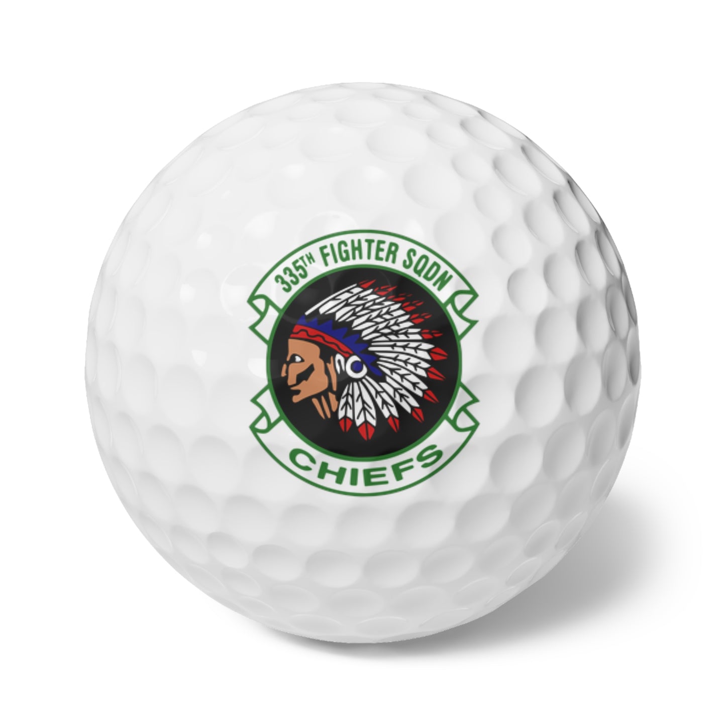 335FS "Chiefs" Golf Balls, 6pcs