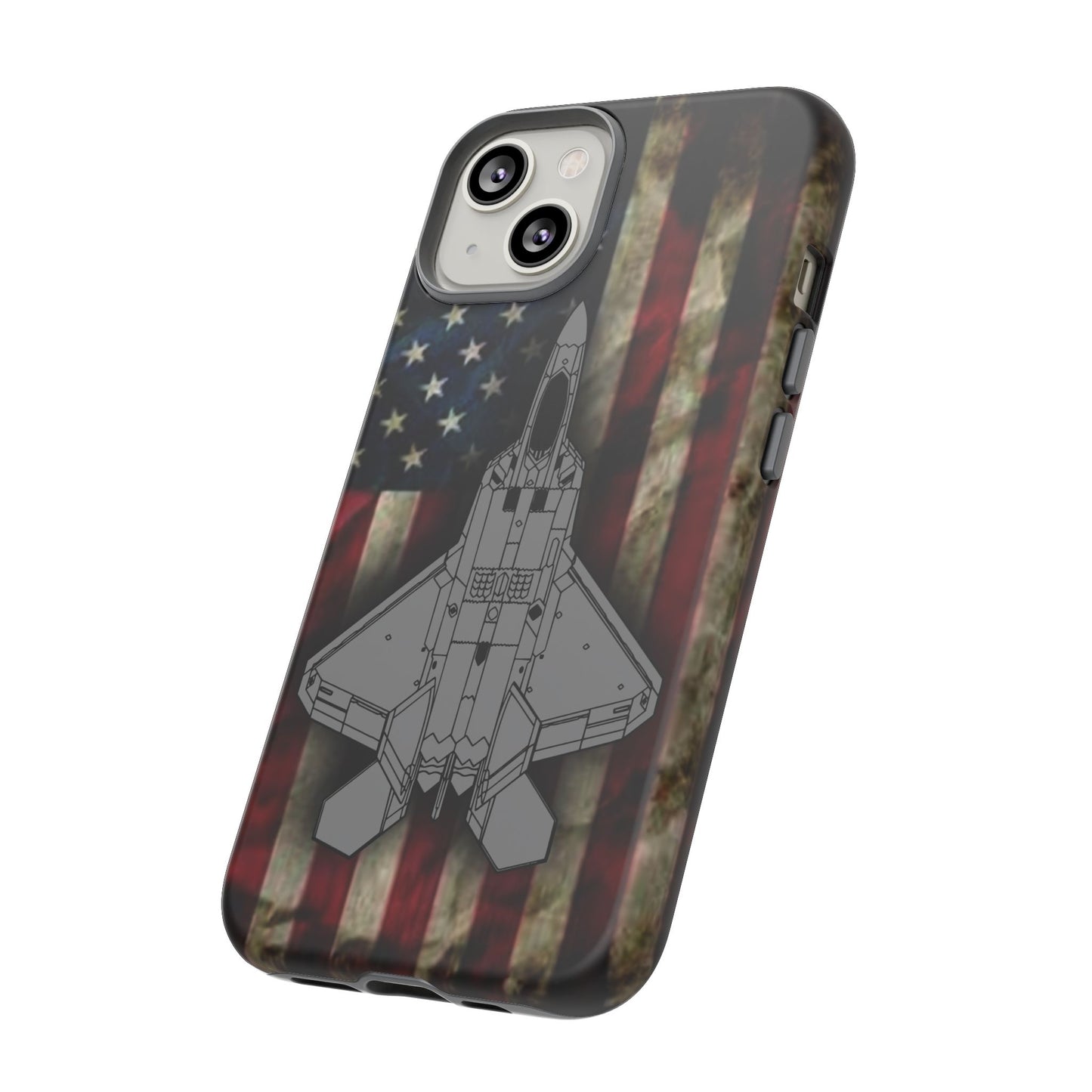 F-22 Old Glory Tough Cases for iPhone, Samsung, Google